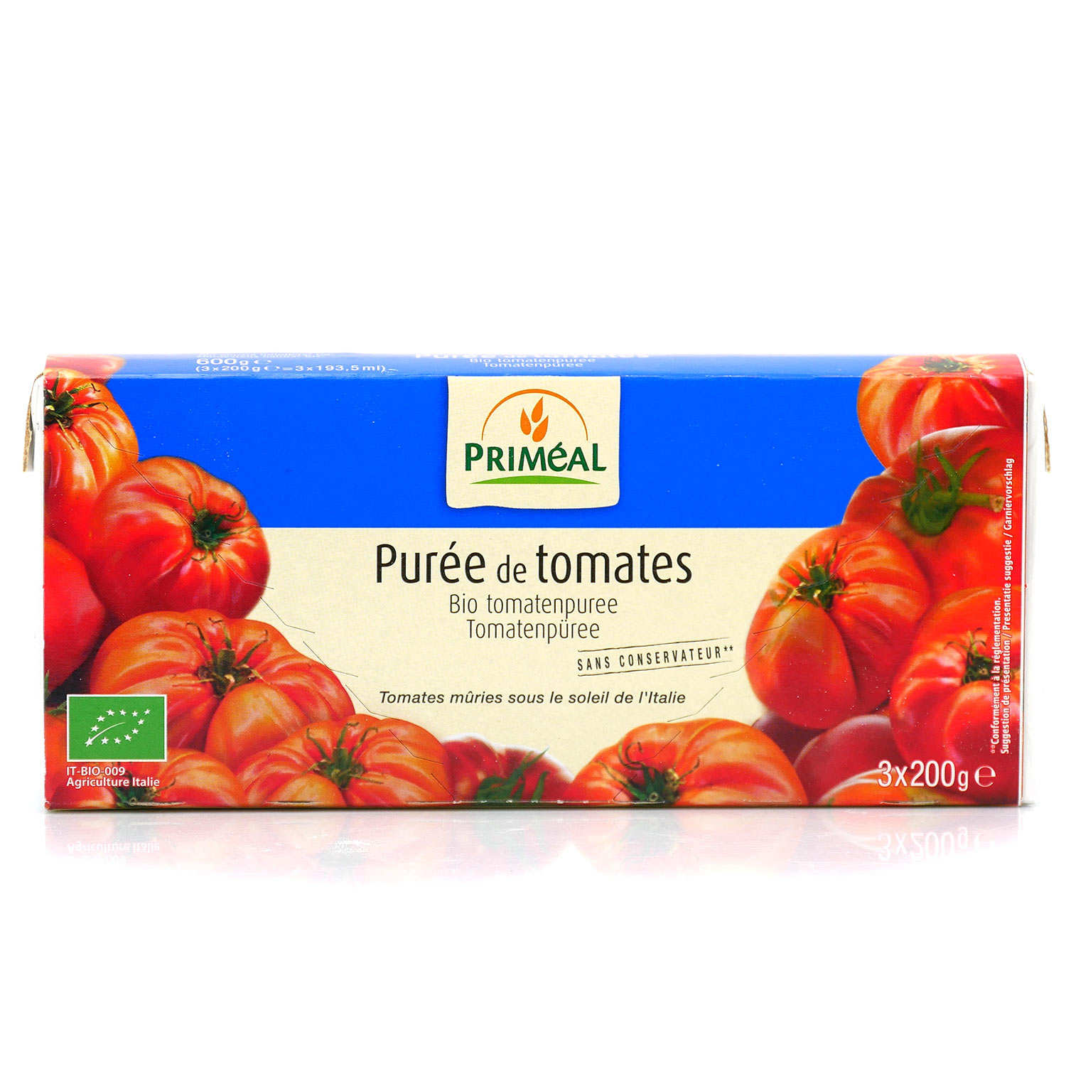Purée de tomates italiennes bio