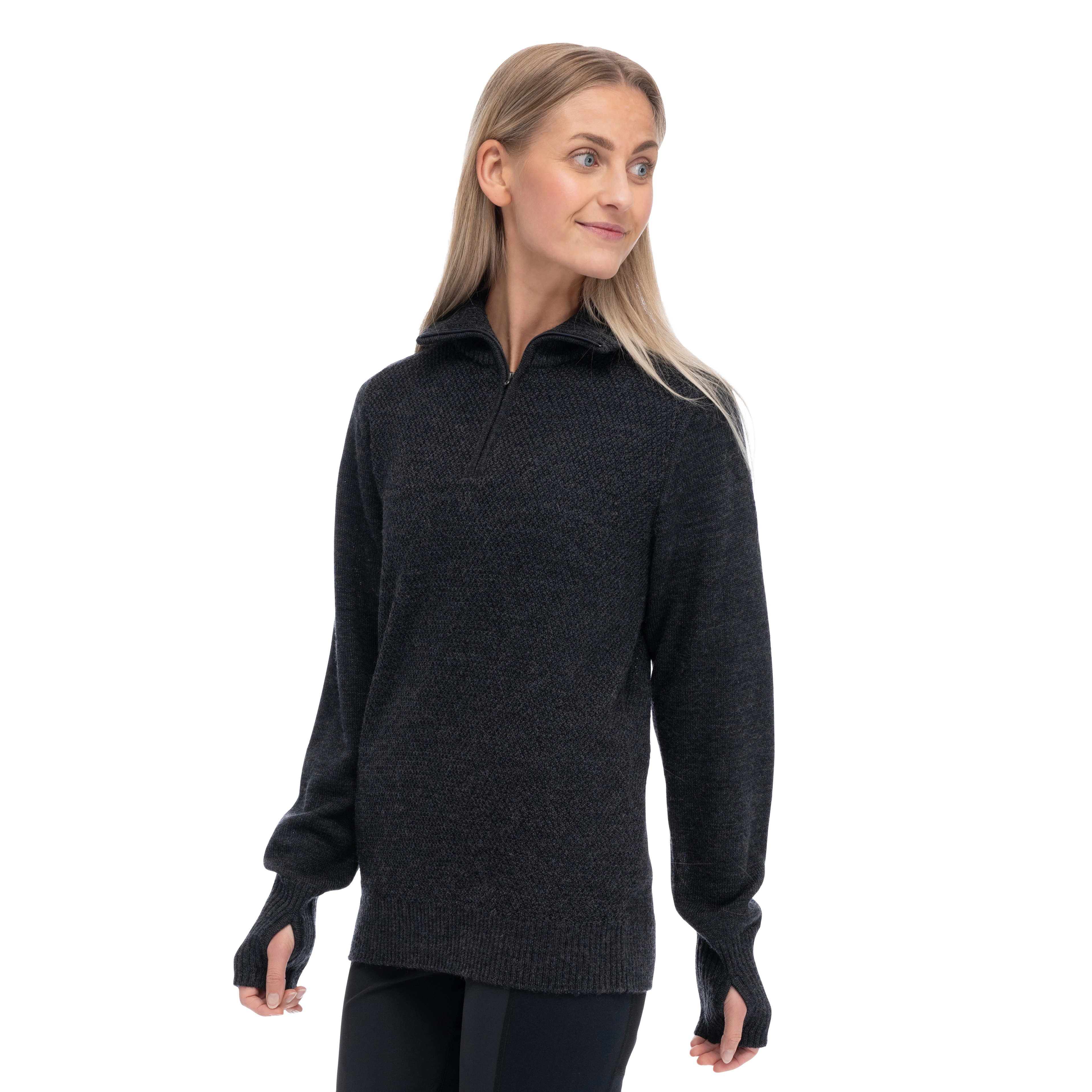 Ulriken Light Merino Jumper Women Dark Shadow Grey