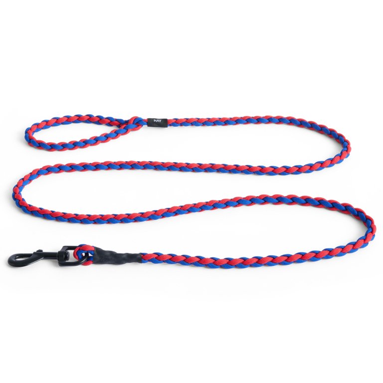 Hay Dogs hondenriem Braided Red/Blue