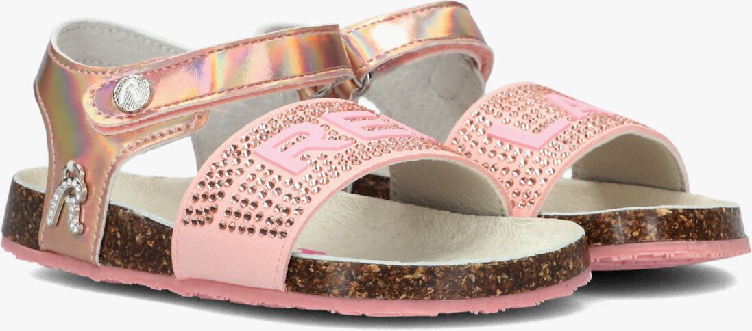 REPLAY roze replay sandalen birky jr diamonds