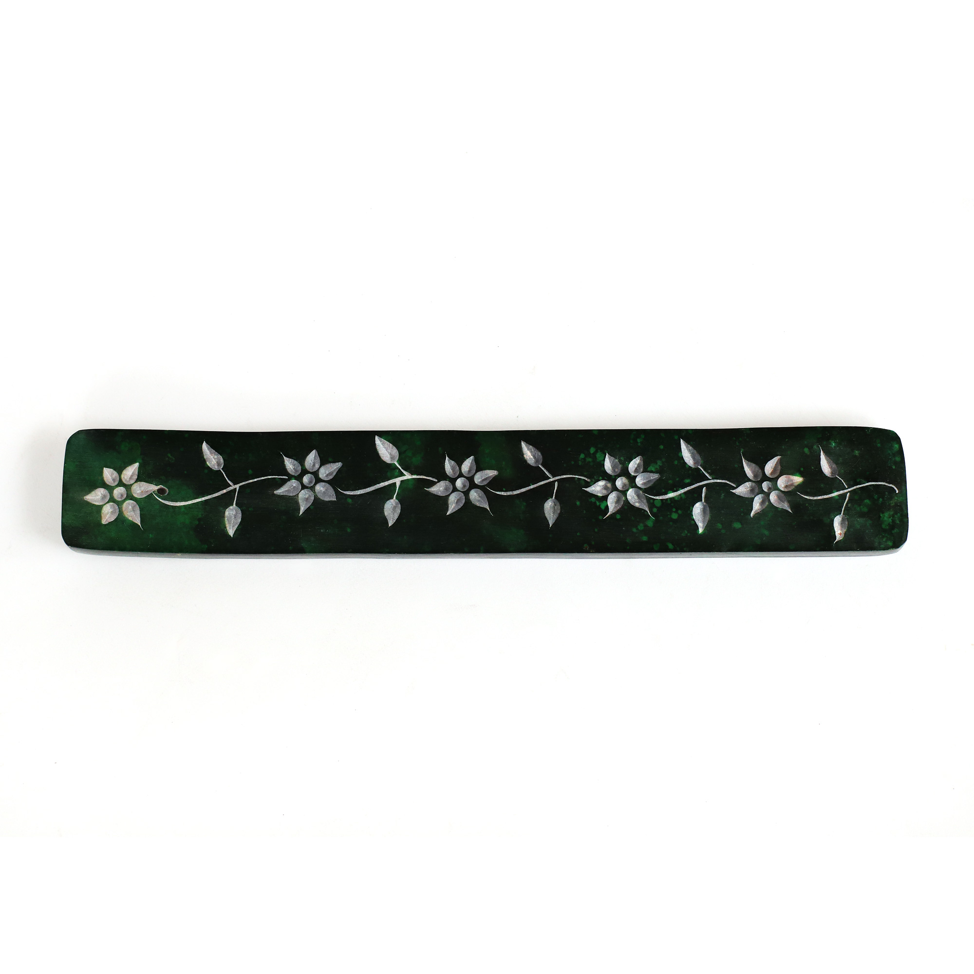 Räucherstäbchenhalter grün, aus Speckstein, L 25 cm, B 4 cm günstig bestellen