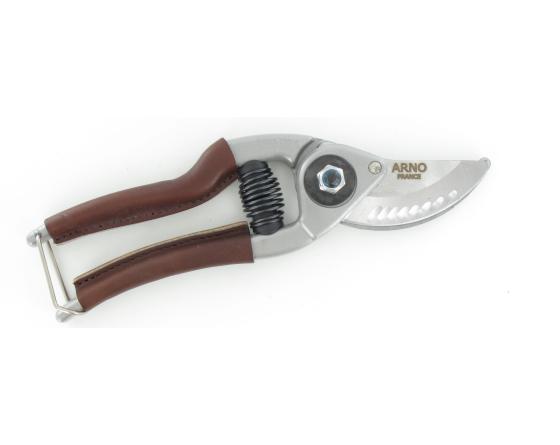 Sécateur de Jardin 20 cm - revêtement des branches en cuir