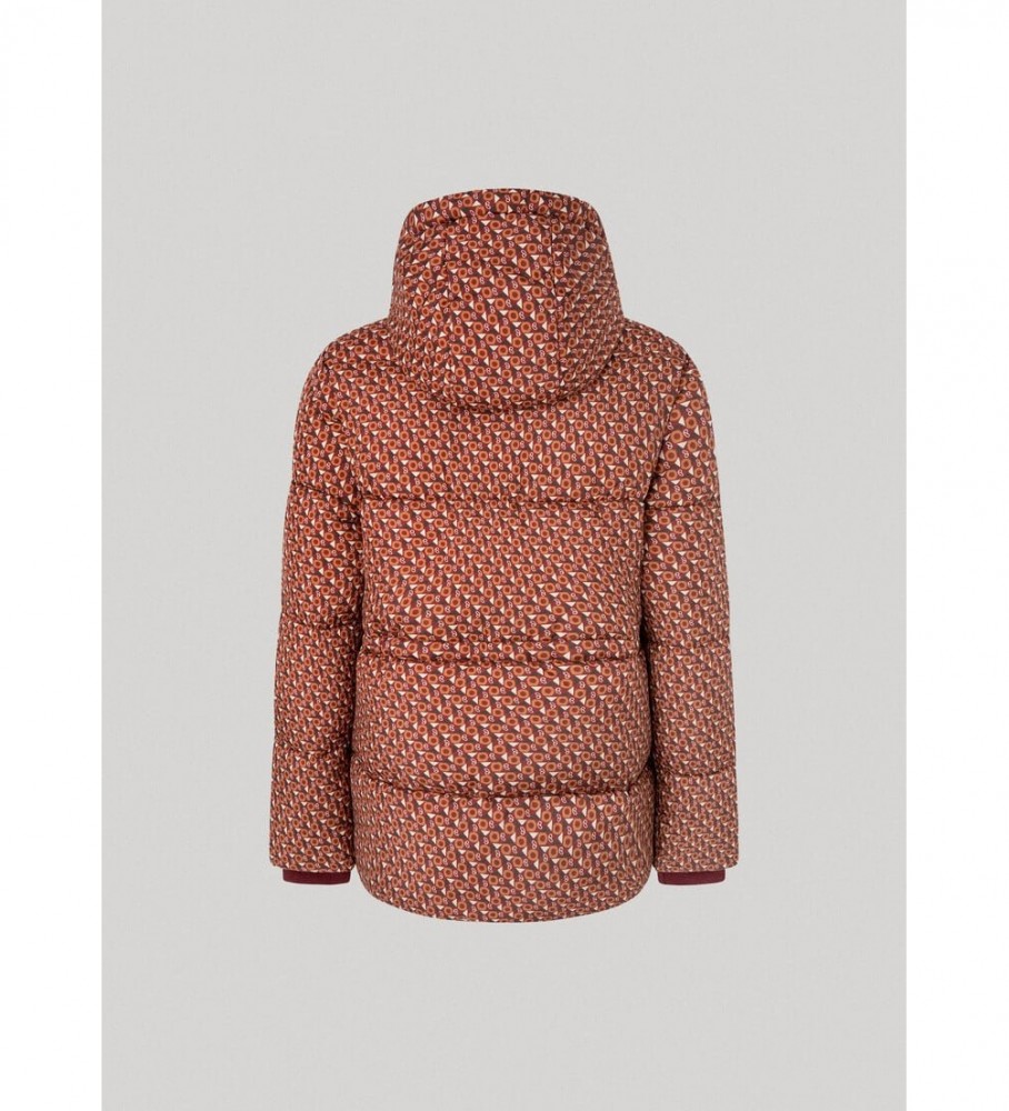 Jaqueta de plumas Pepe Jeans Misty Logo Borgonha