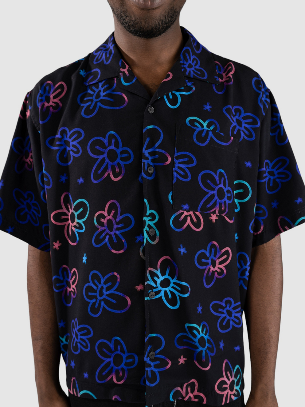 A.LAB Skip SS Woven Shirt black