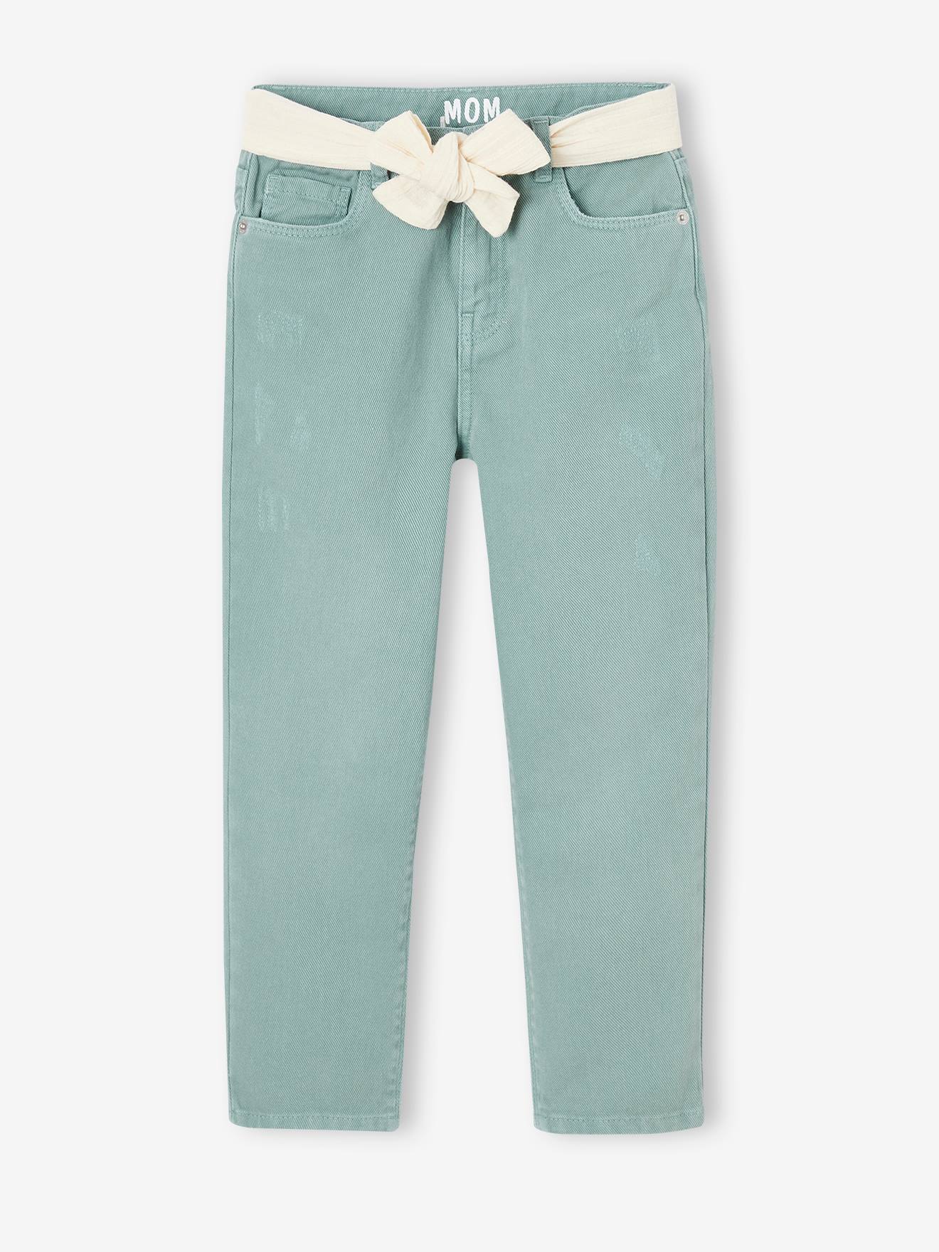 Calça verde esmeralda estilo 