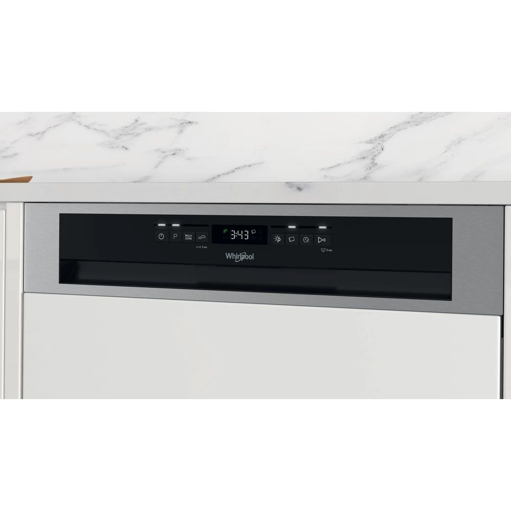 WHIRLPOOL inbouw vaatwasser WBO 3T133 PFX - met zichtbaar bedieningspaneel