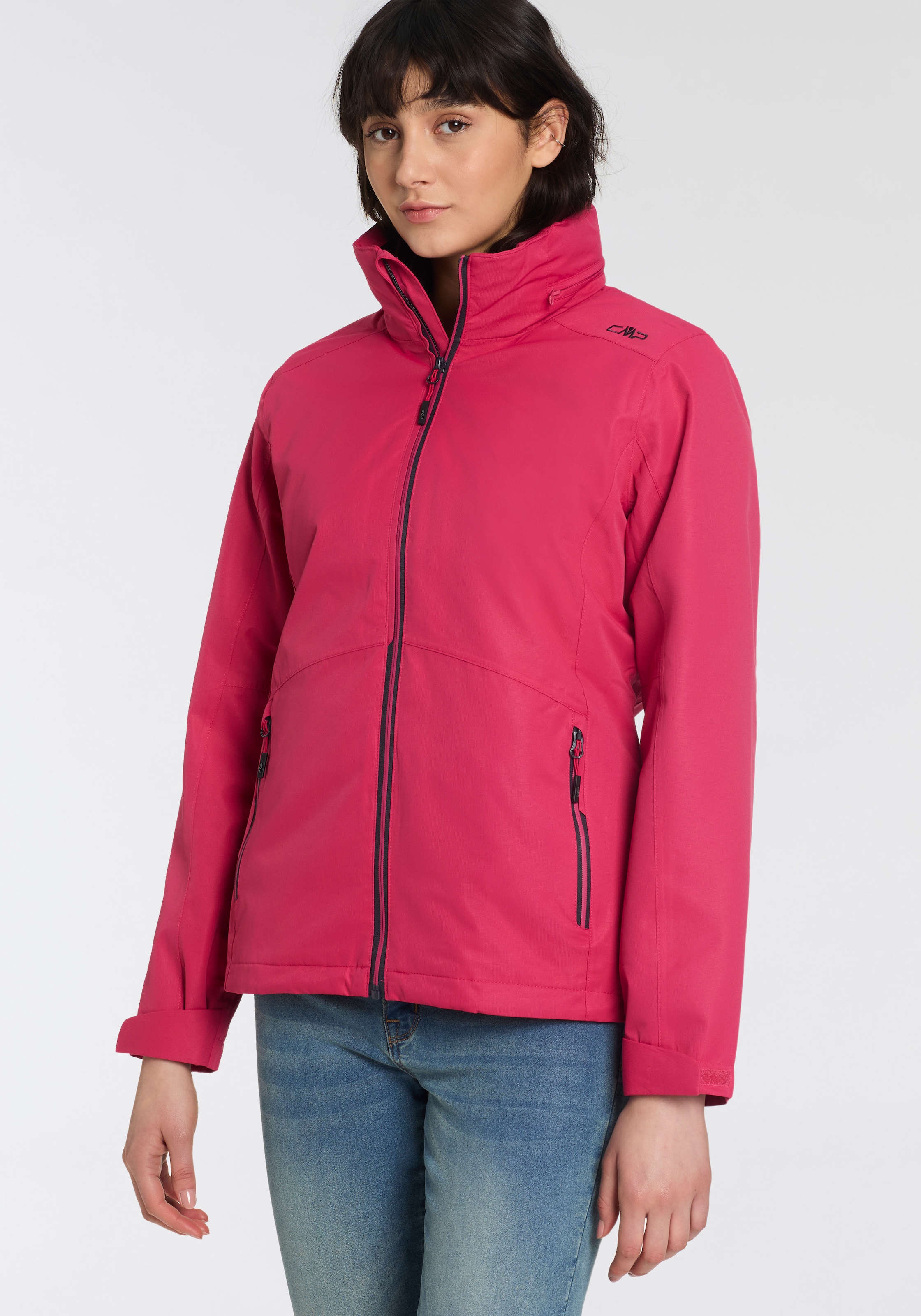 CMP 3-in-1-Funktionsjacke »WOMAN JACKET ZIP HOOD DETACHBLE INN« mit Kapuze Winterjacke Damen
