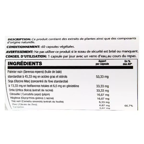 Solaray Prostate Defense 60 cápsulas