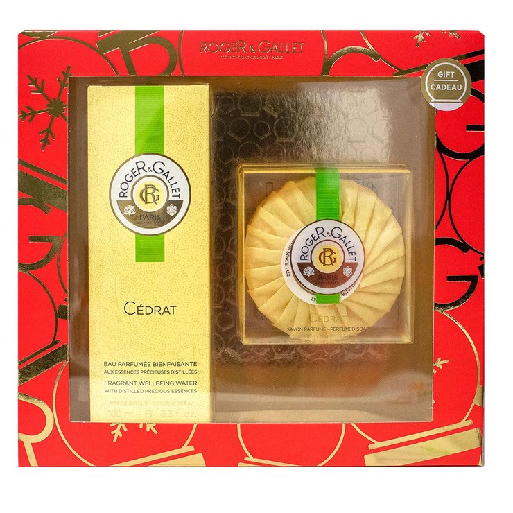 Coffret Cédrat eau parfumée 100ml et savon 100g offert