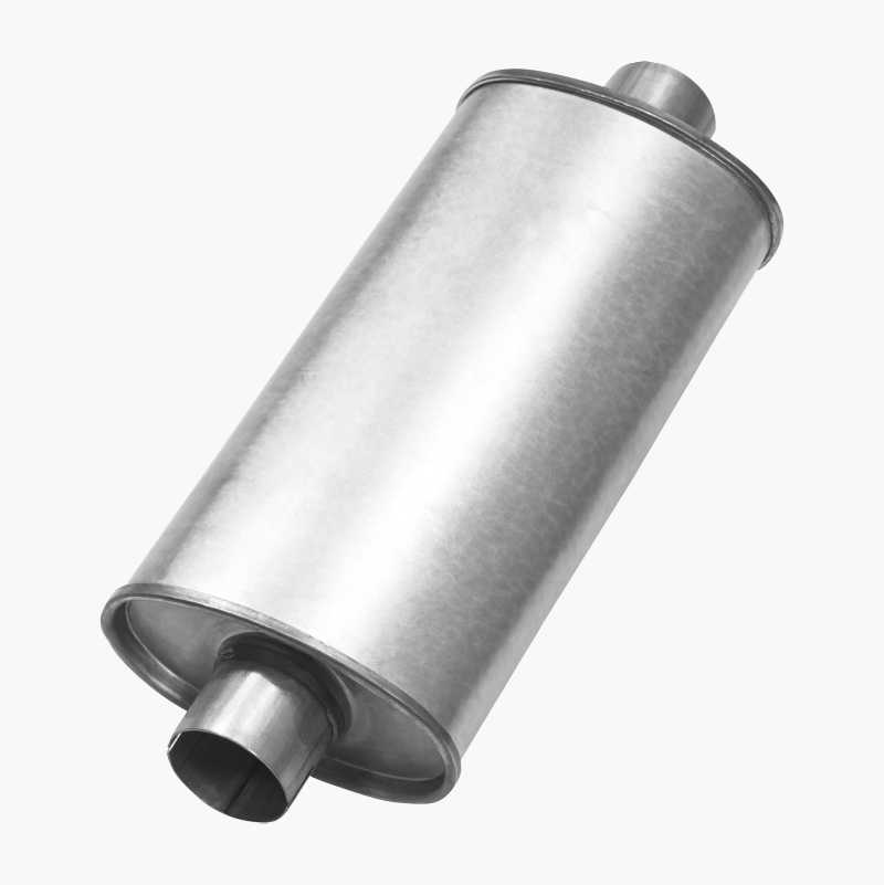 Lyddemper, aluminisert stål, 64 mm
