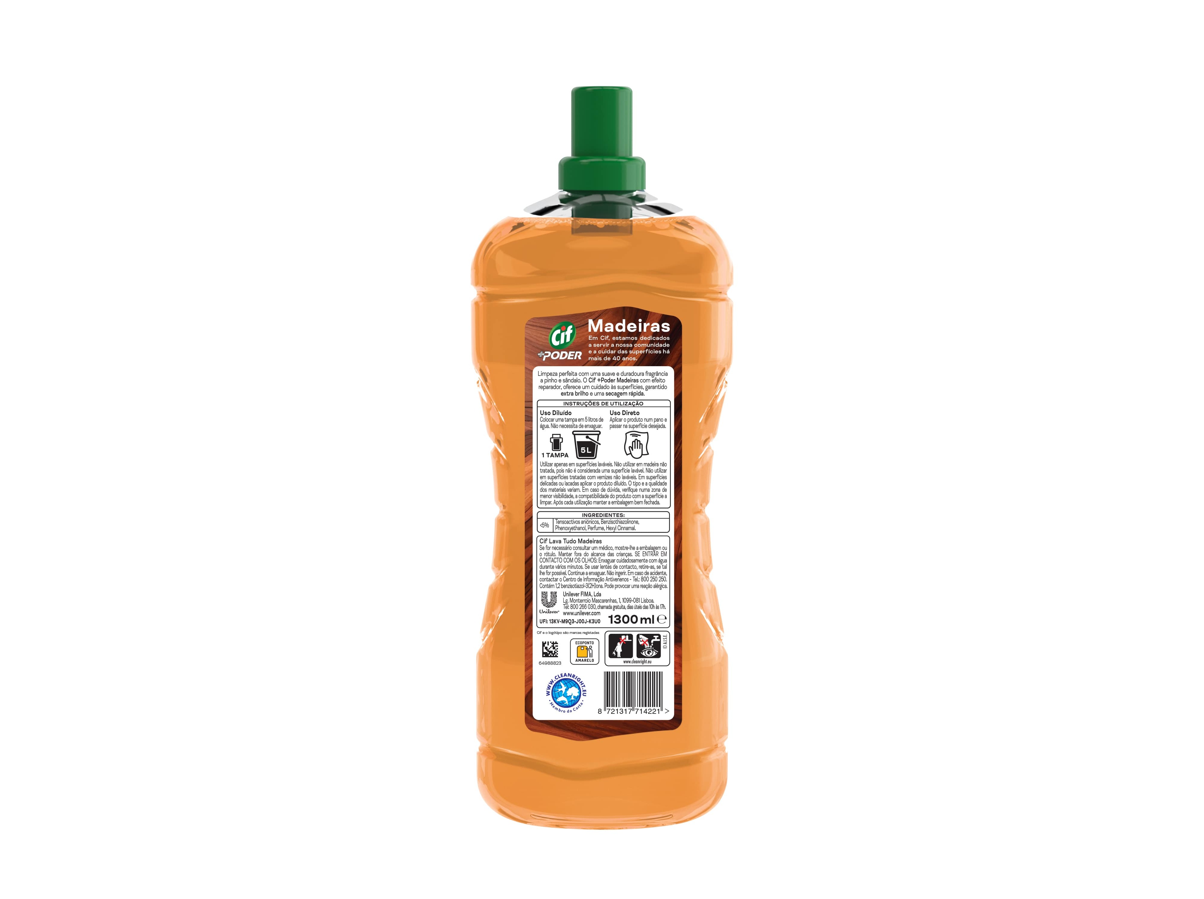LAVA TUDO CIF MADEIRAS 1.3L