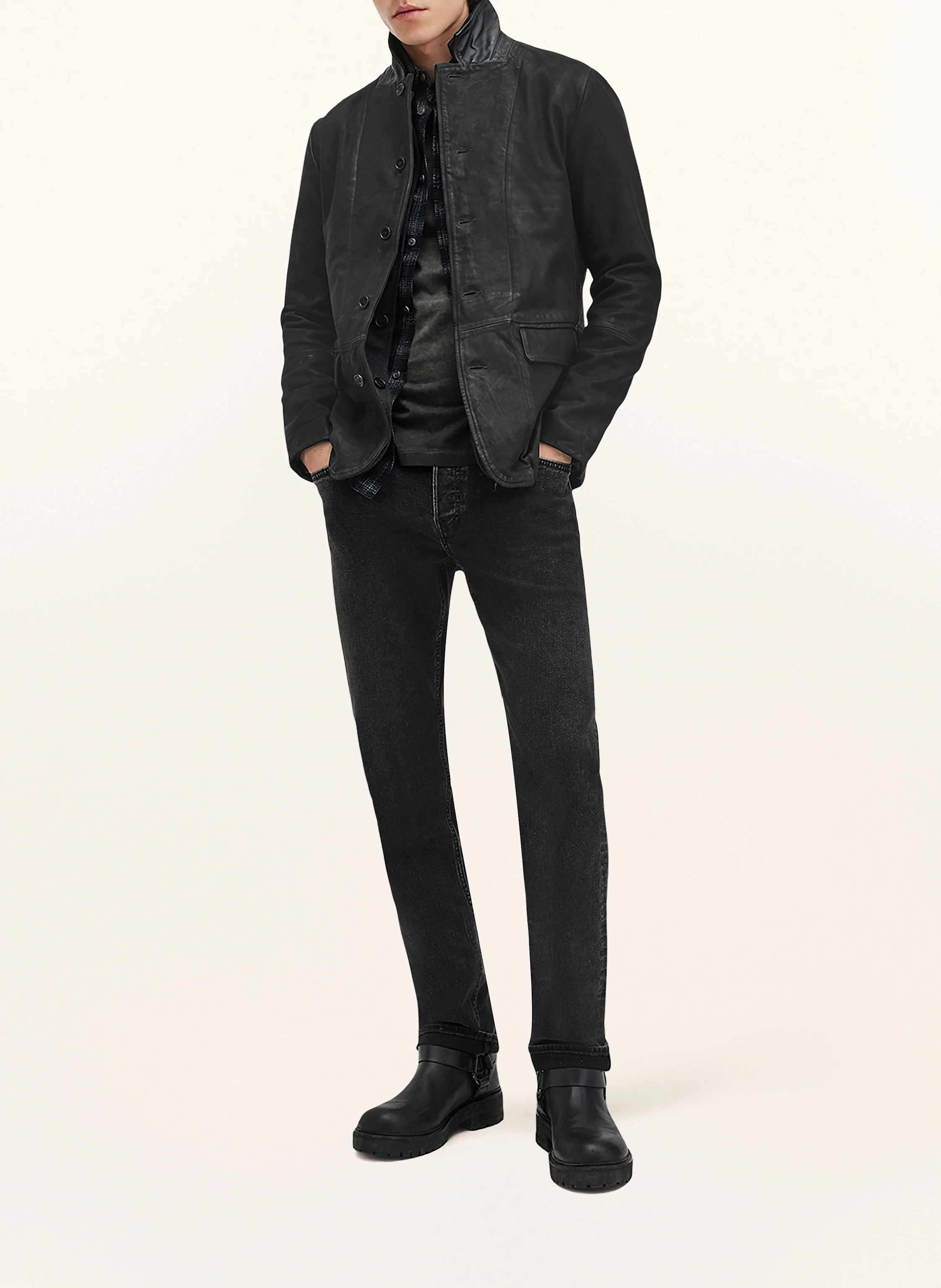 ALLSAINTS Lederjacke SURVEY