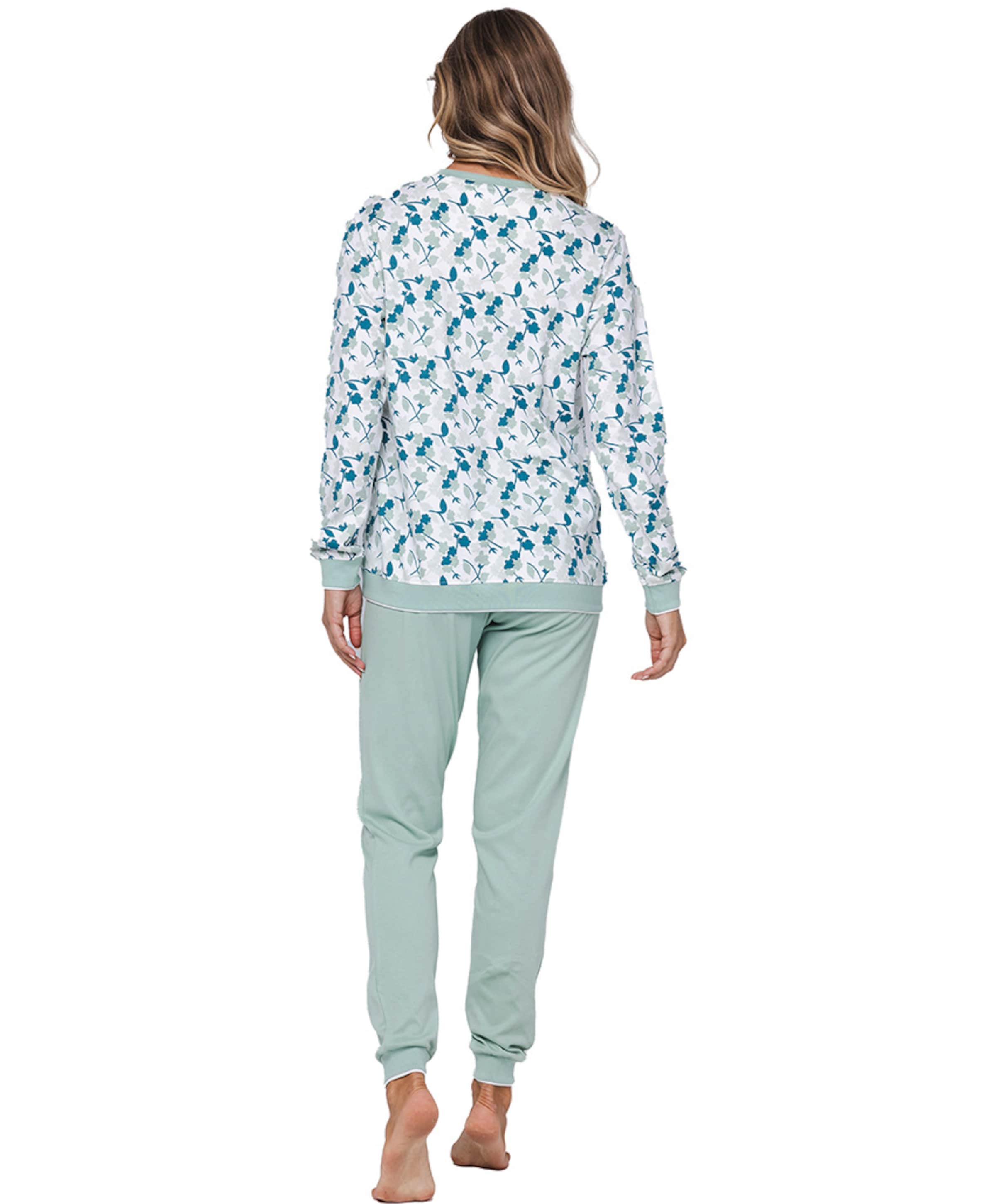 Pastunette Dames pyjamaset groen