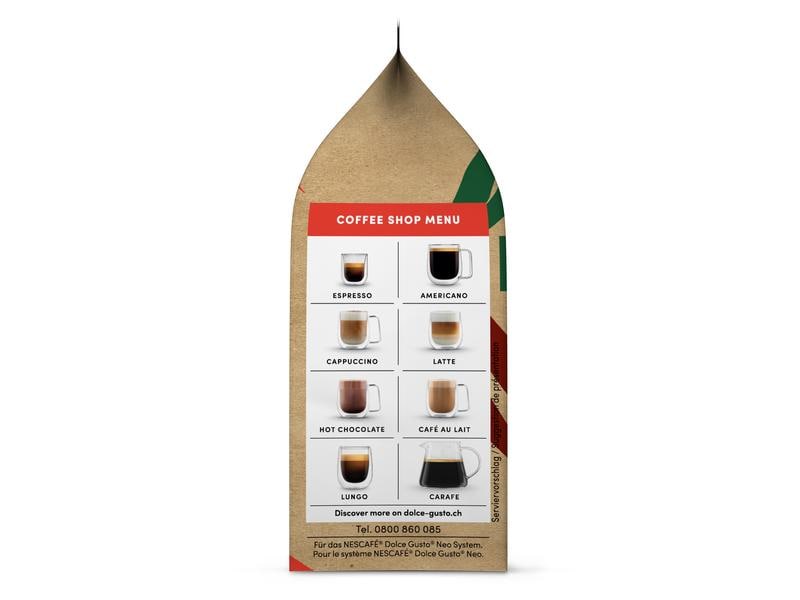 NEO by Nescafé Dolce Gusto Kaffee-Pods Espresso Intense 12 Pods für die Nescafé Dolce Gusto NEO Kaffeemaschine von Delonghi