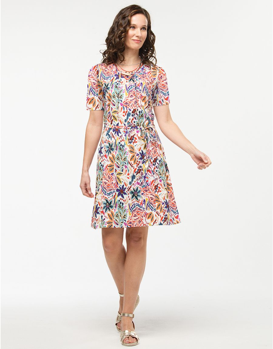 Robe coton imprimée