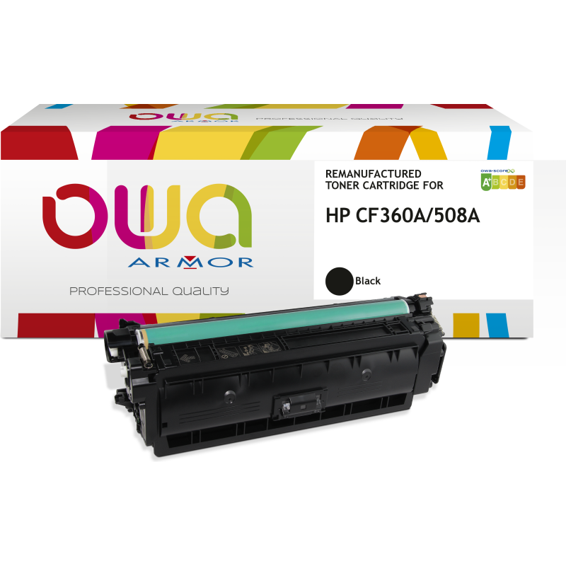 Toner remanufacturé OWA - standard - Noir - pour HP CF360A