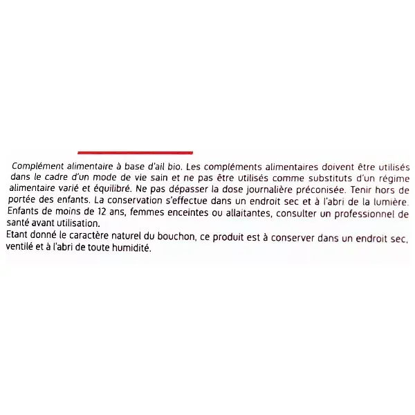 Cápsulas Vegetais de Alho Orgânico Ecológico Nat & Form - 200 unidades