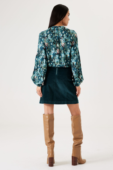 Garcia groene dames blouse