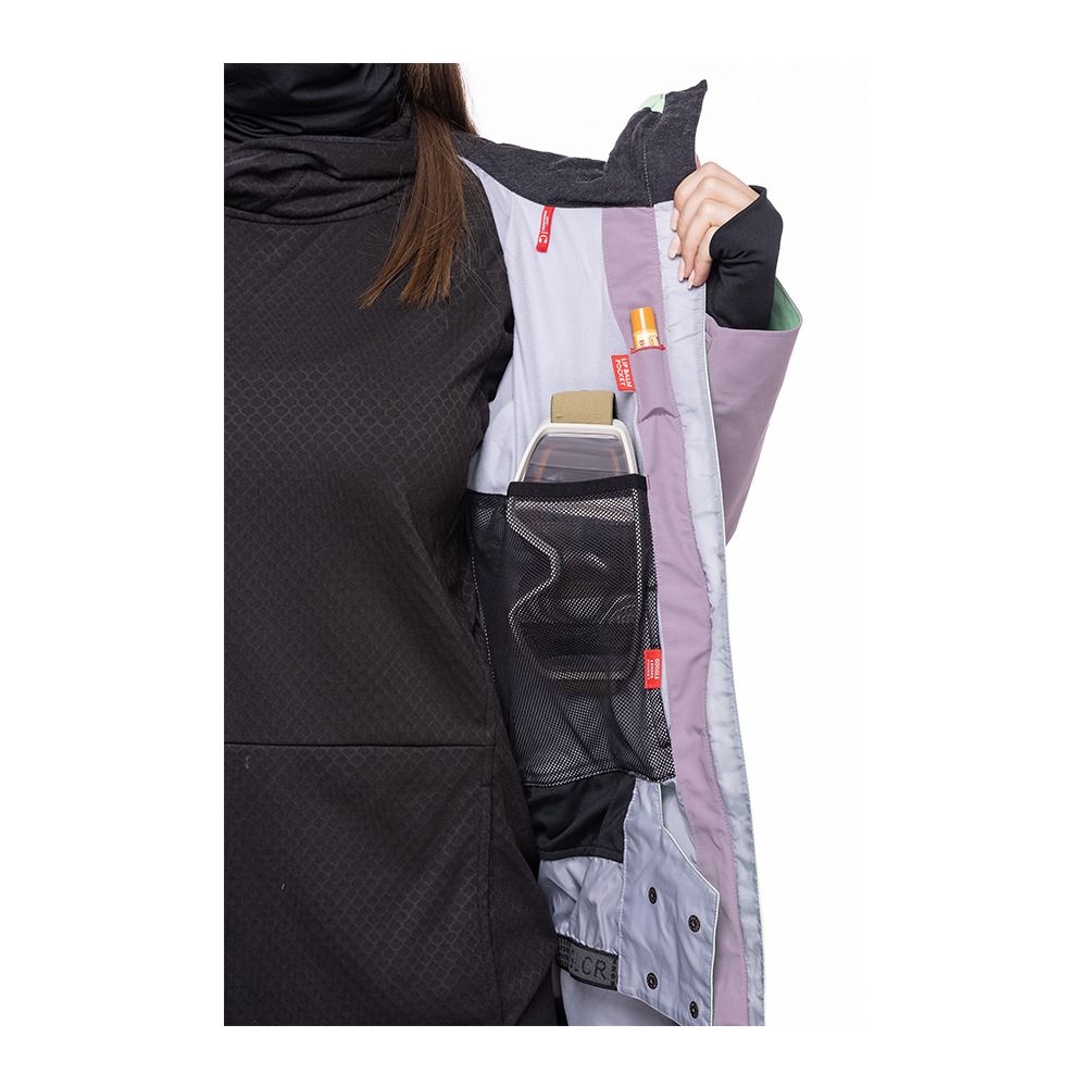 686 SKYLINE SHELL GTX - Veste snow Femme dusty orchid