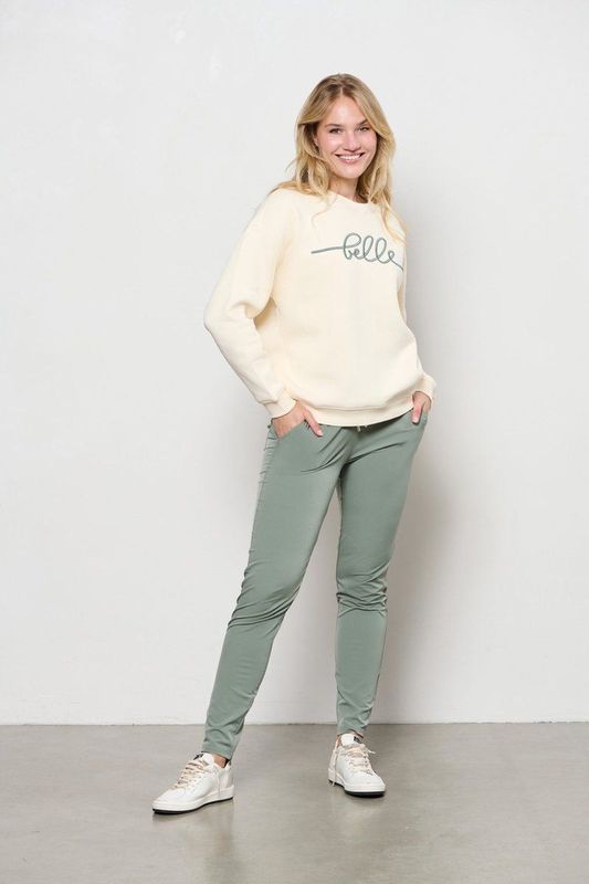Co Woman - Sweatshirt - Beige - Sunya met Artwork - Oversized