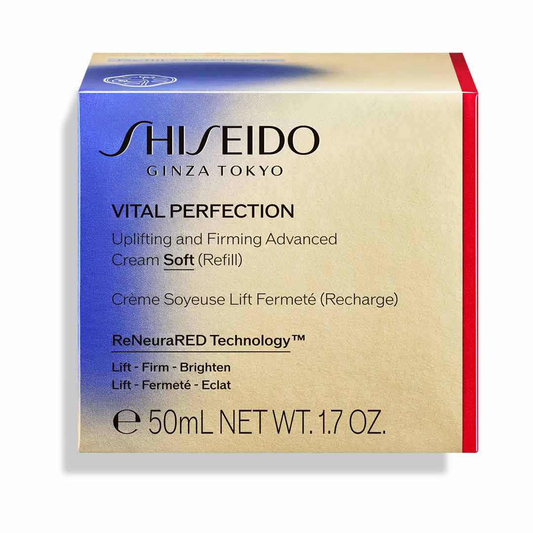 SHISEIDO VITAL PERFECTION (REFILL) UPLIFTING & FIRMING ADVANCED CREAM SOFT - 50ml
