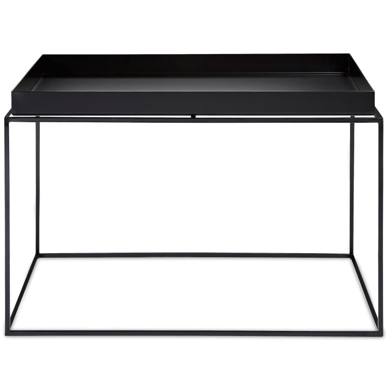 Hay Tray salontafel coffee 60x60 zwart