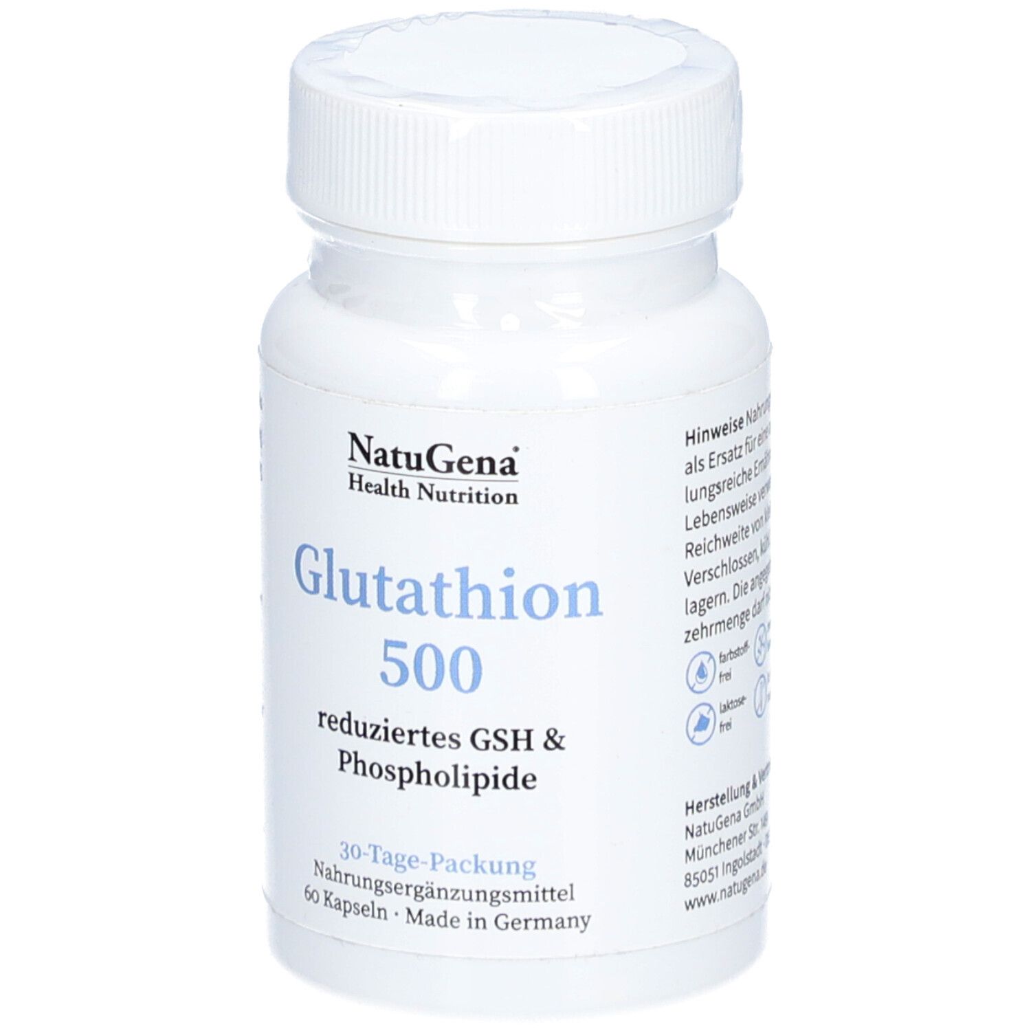 NatuGena® Glutathion 500 Kapseln