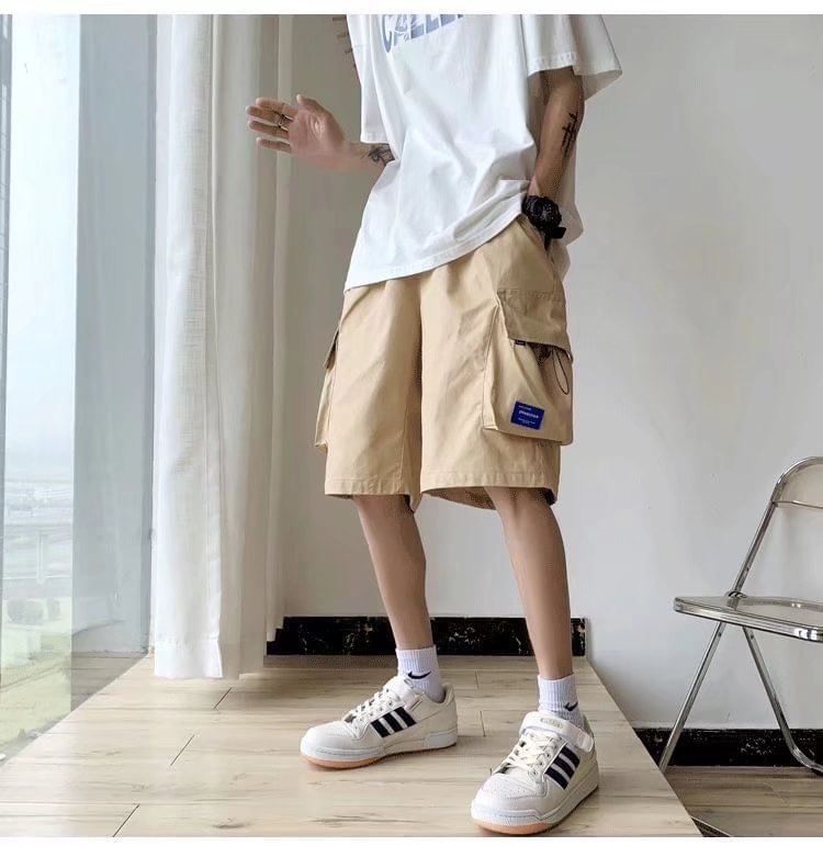 Femilina - Cargoshorts met trekkoord in de taille