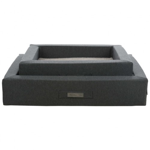 Cama cinza para animais de estimação