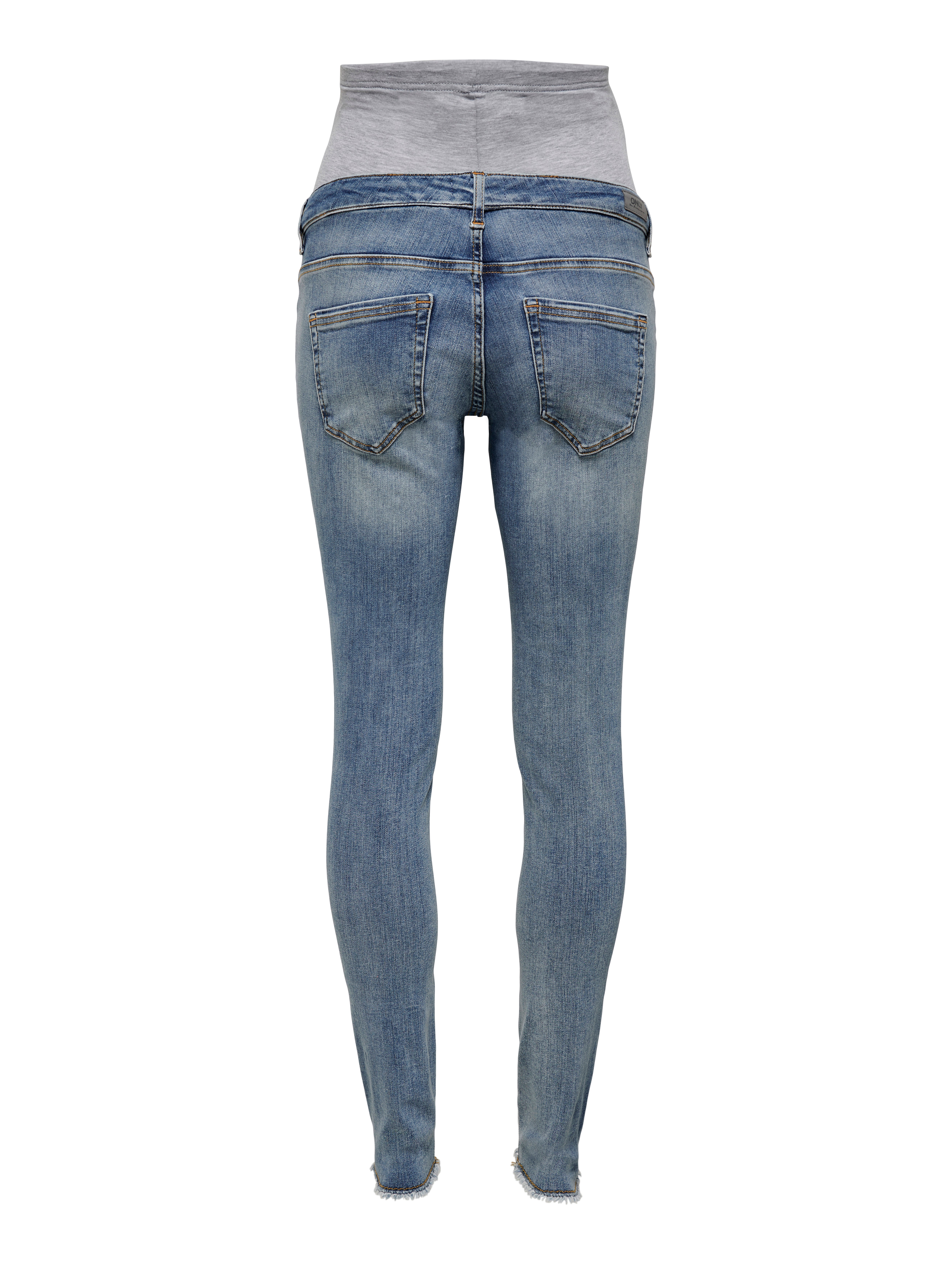 OLMBLUSH Mittlere Taille Skinny Fit Jeans Medium Blue Denim
