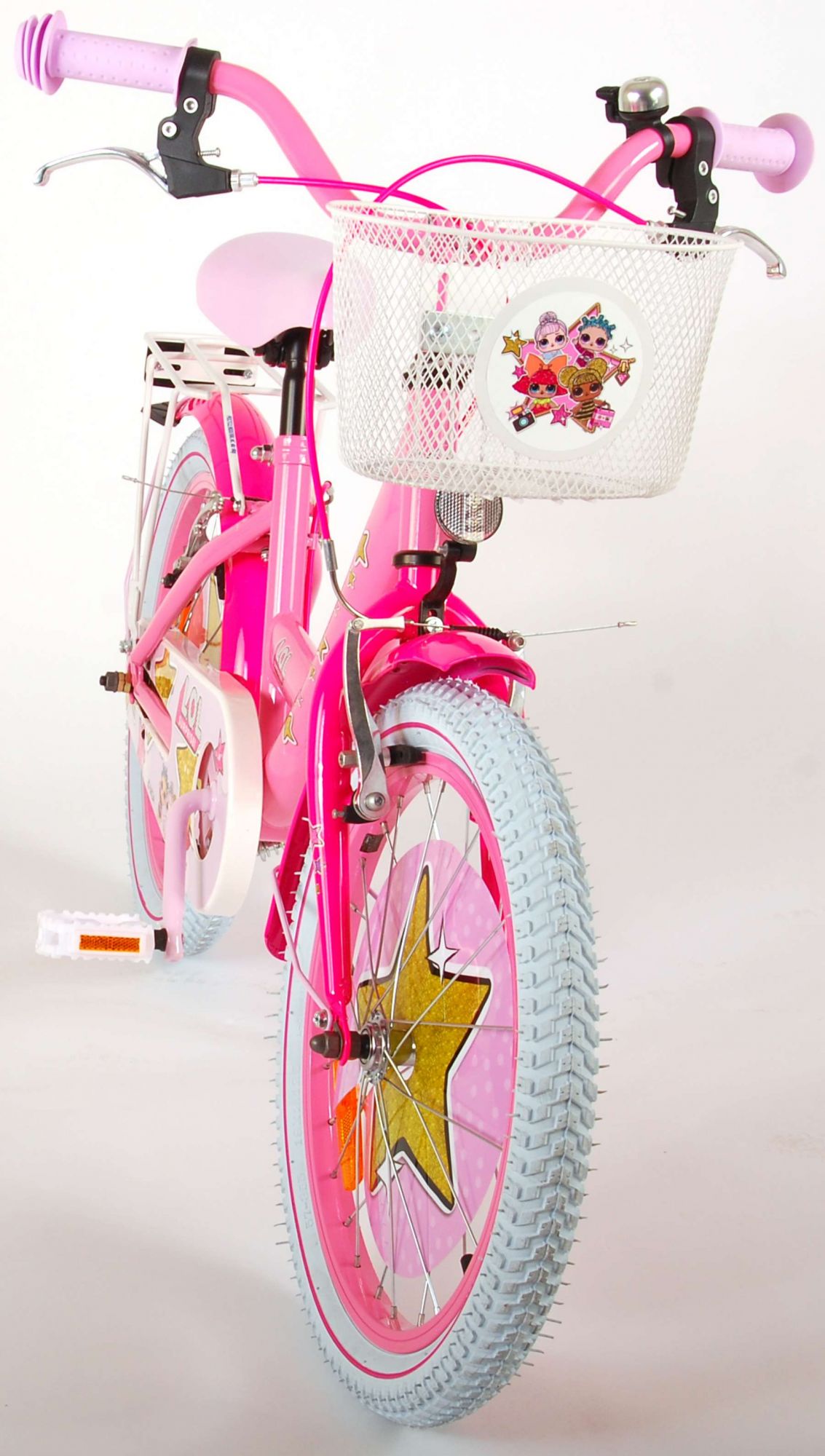 Kinderfahrrad LOL Surprise für Mädchen 18 Zoll Kinderrad für Pink