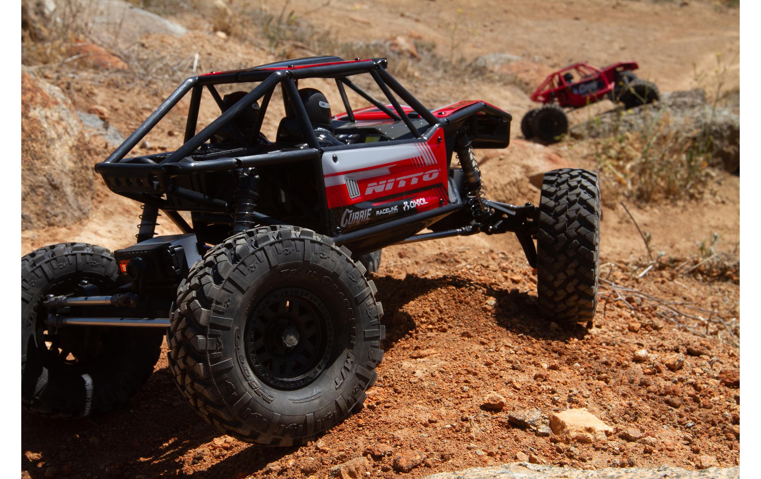 Rock Crawler Capra 4WS, Schwarz, 1:10, ARTR<br>Unlimited Trail Buggy mit Allrad Lenkung