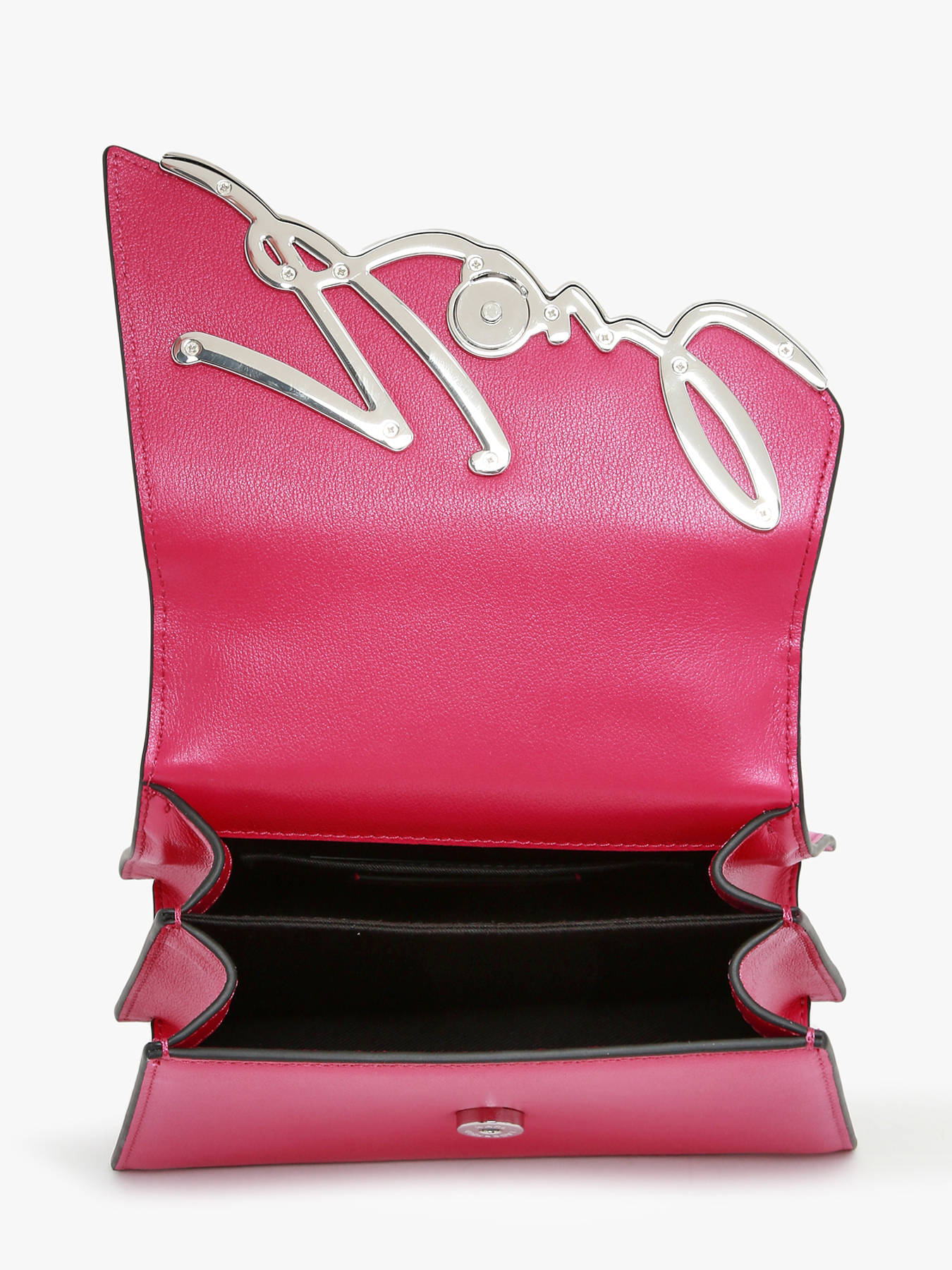 Sac bandoulire K signature cuir KARL LAGERFELD