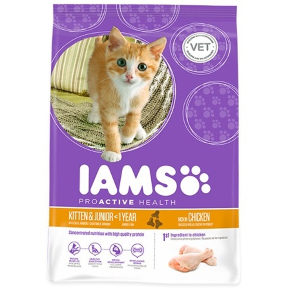 Iams Kat Kitten/Junior Kip10 kg