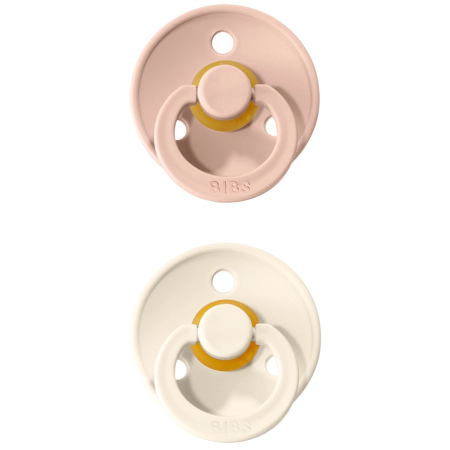 BIBS® Schnuller Colour Blush  Ivory 0-6 Monate, 2 Stk.