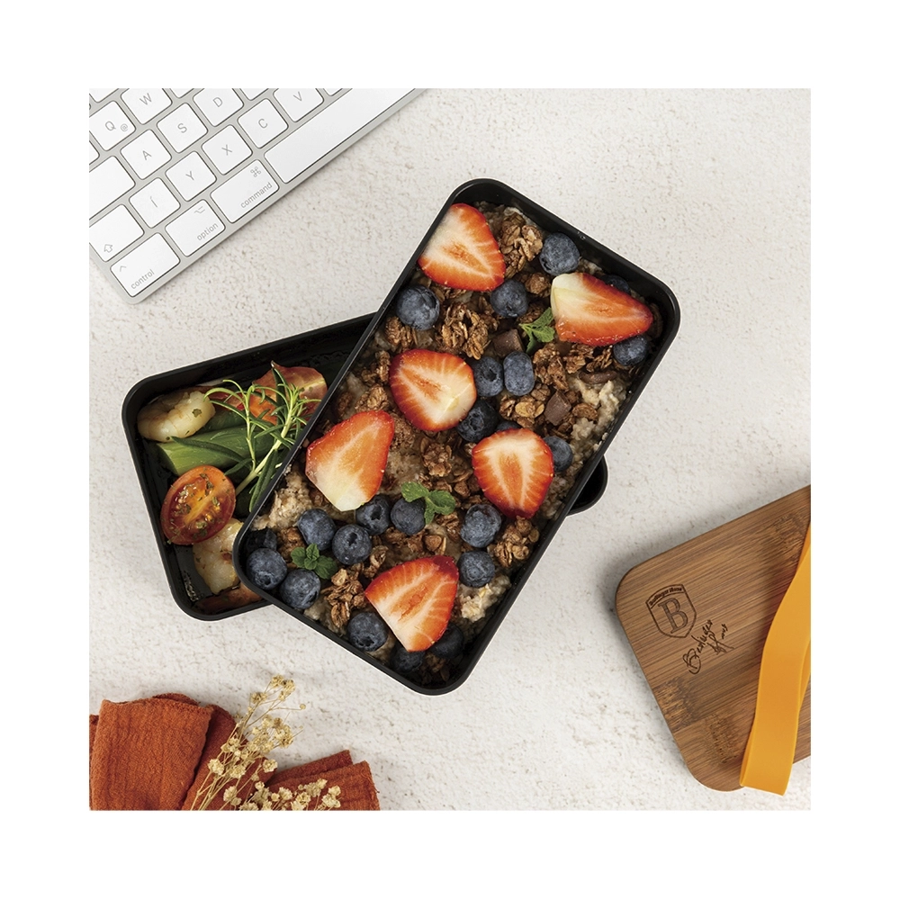 Berlinger Haus 2-teilige Lunchbox mit Bambusdeckel