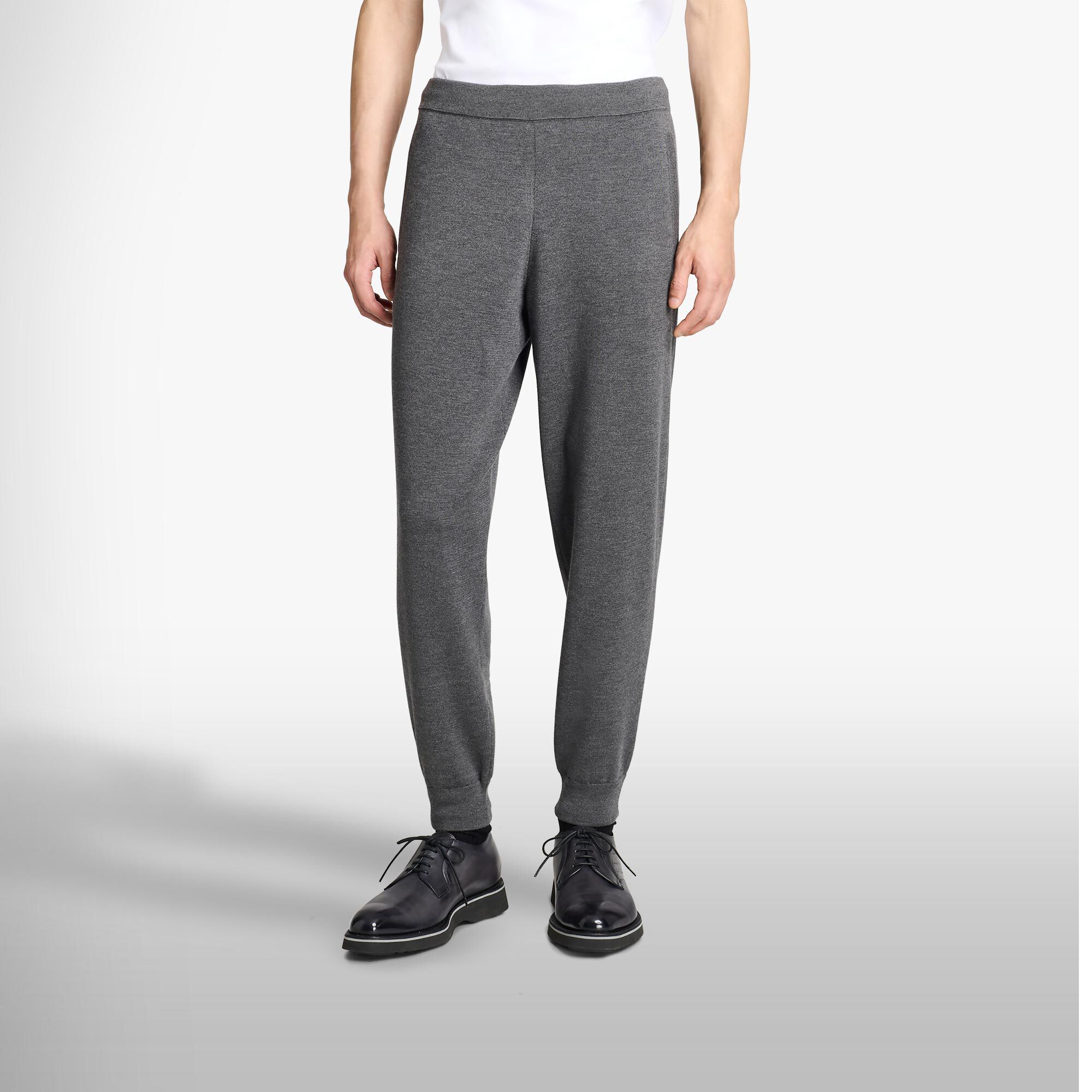 Pantalon De Jogging Avec Detail Cuir