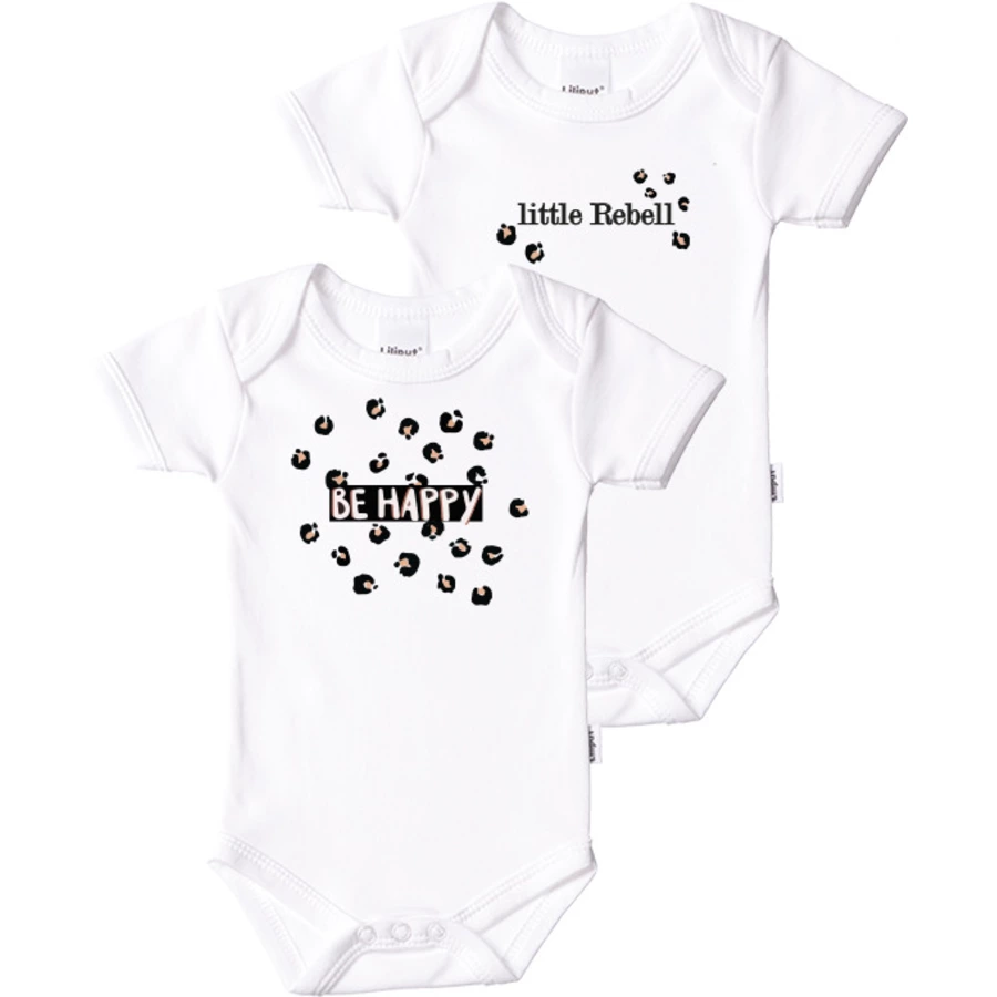 Liliput Kurzarm-Bodies 2er-Pack weiß