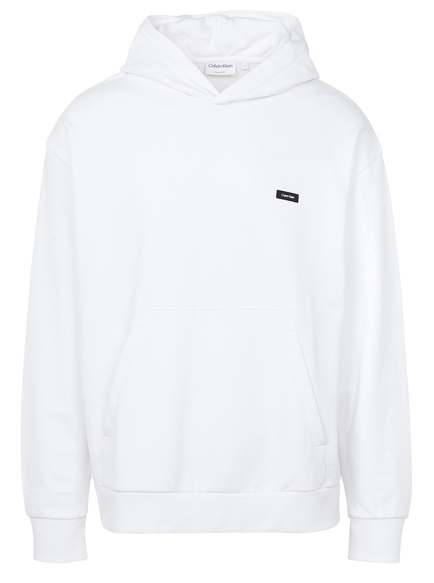 Sweat à capuche en coton| Blanc