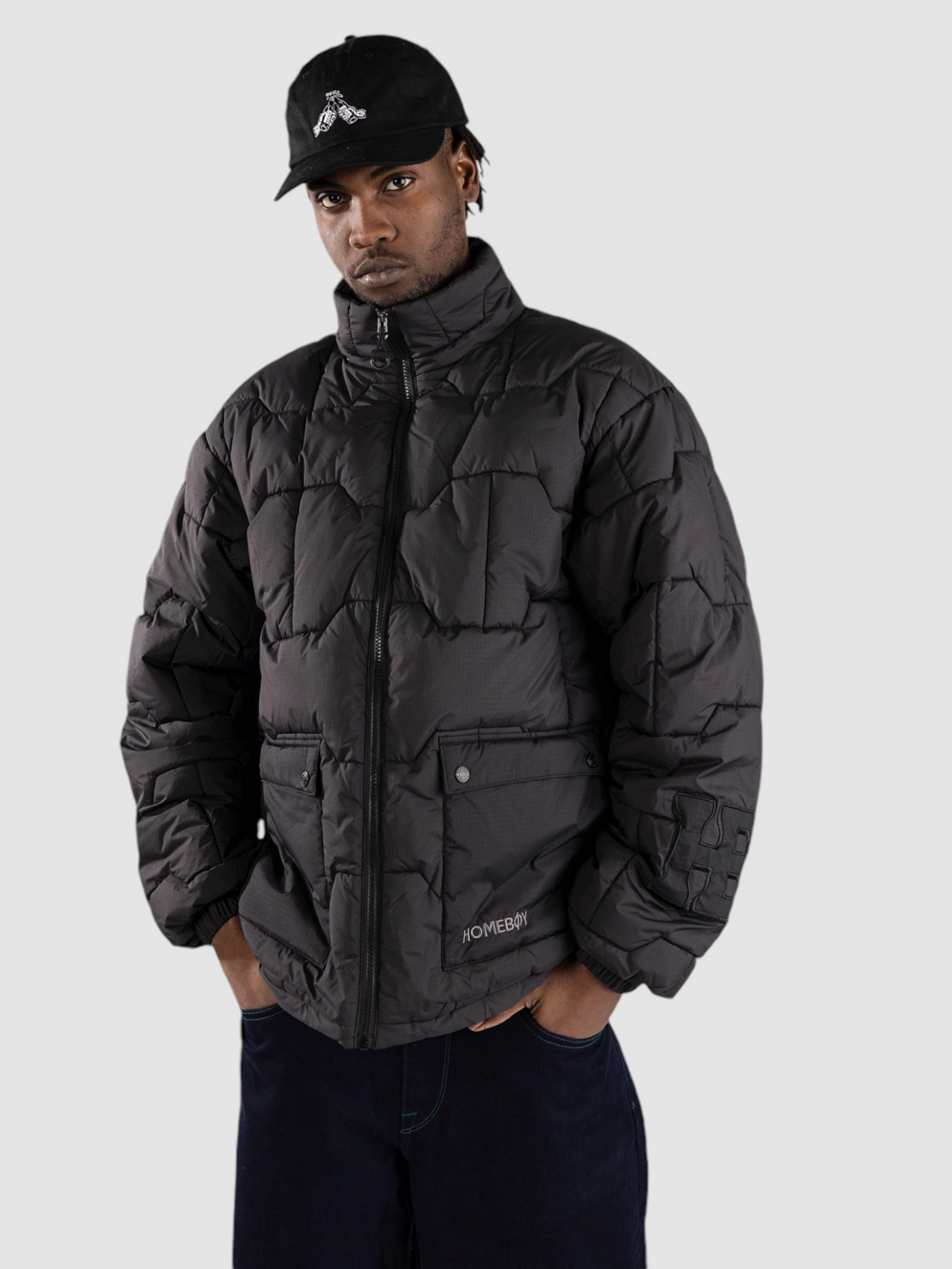 Homeboy Paver Puffy Jacket black