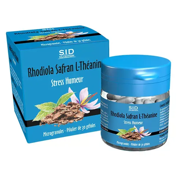 SID Nutrition - Phyto/Complex - Rhodiola, Açafrão e L-Teanina - 30 cápsulas