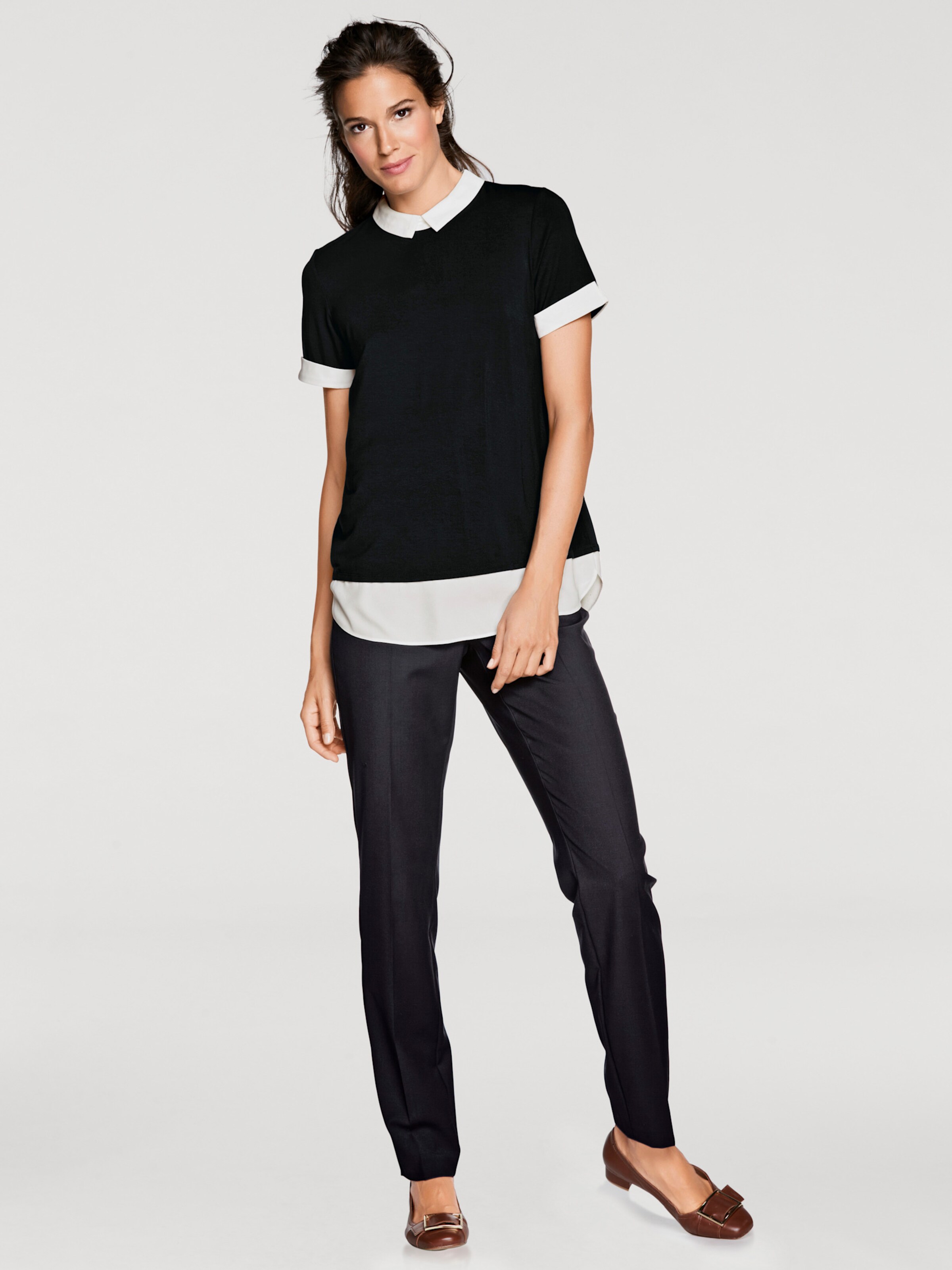 Rundhals-Shirt
