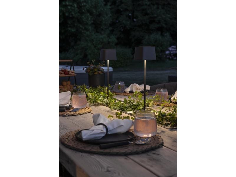 Konstsmide Akku-Tischleuchte Capri USB, 2700-3000 K, 2.2 W, Outdoor-Leuchte