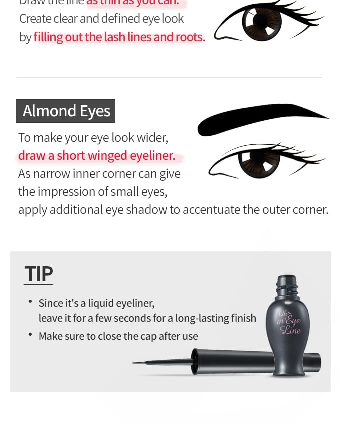 ETUDE - Oh~ m' Eye Line - 3 kleuren