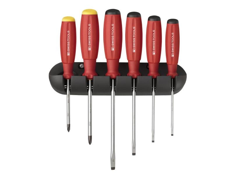 PB Swiss Tools Schraubenzieher-Set Swissgrip 6-teilig Schraubendrehersatz