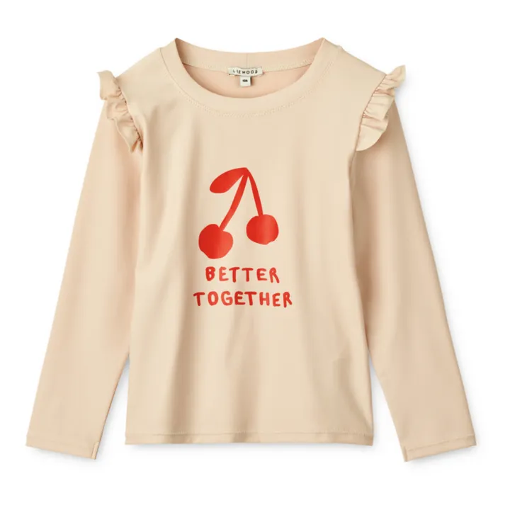 Liewood T-shirt Anti-UV Tenley Cerises | Rose pâle