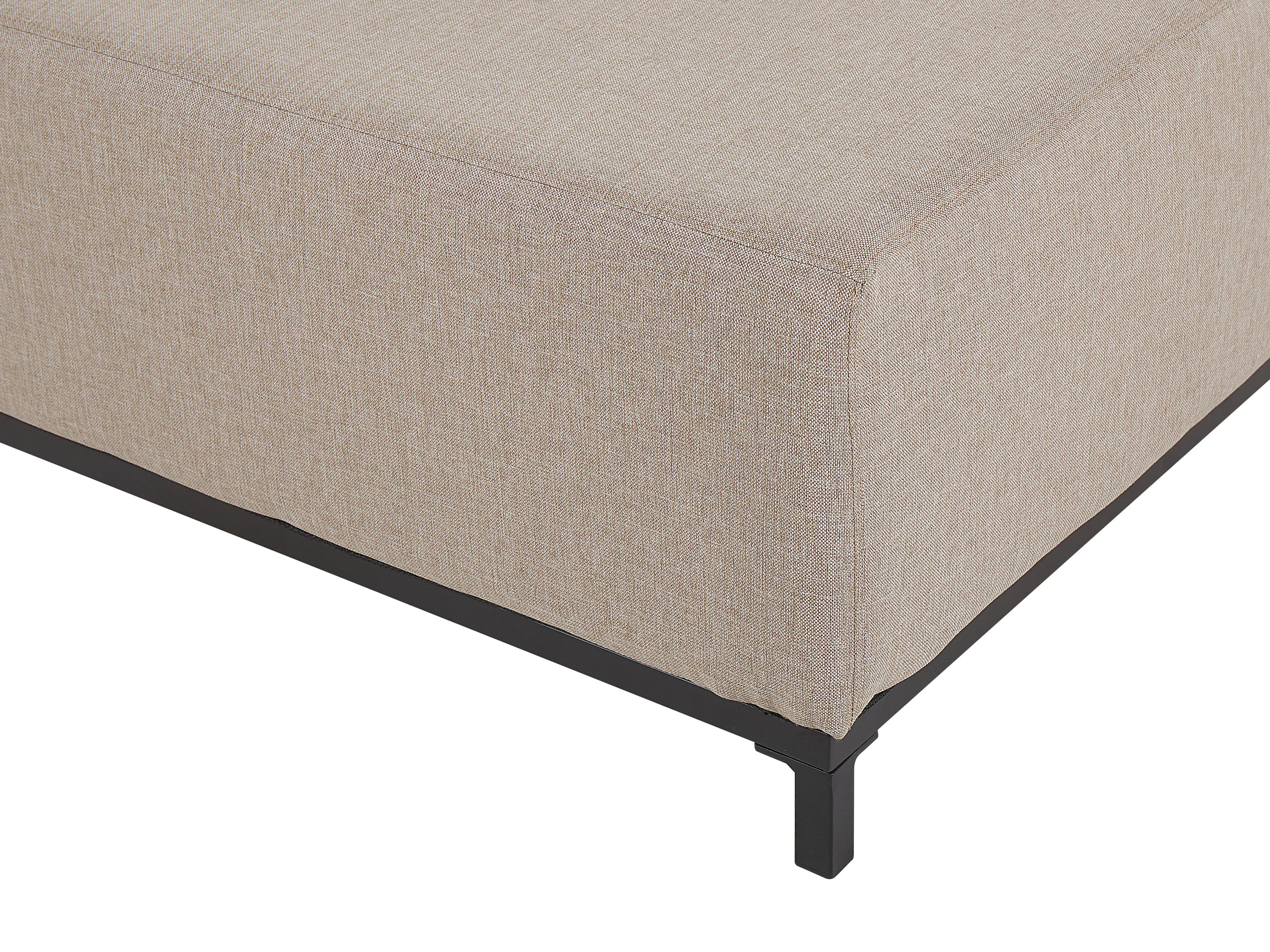 Ottomaan ROVIGO Stof Beige