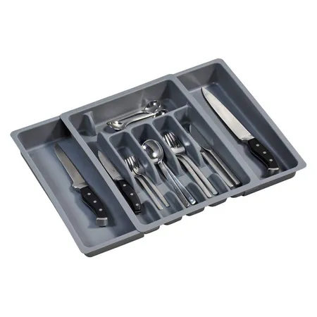 Kesper Variabler Besteckkasten, grau
