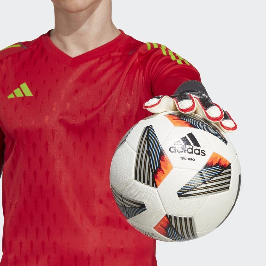 adidas Gants de Gardien Tiro Pro - Noir/Blanc/Argenté