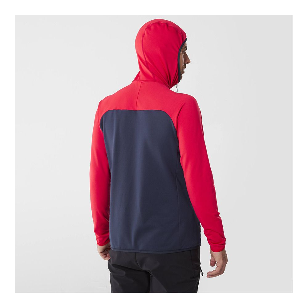 Millet SENECA - Polaire Homme saphir/rouge